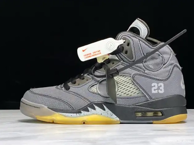 5 x Jordan CT8480-001 Black Off-White Air 0427